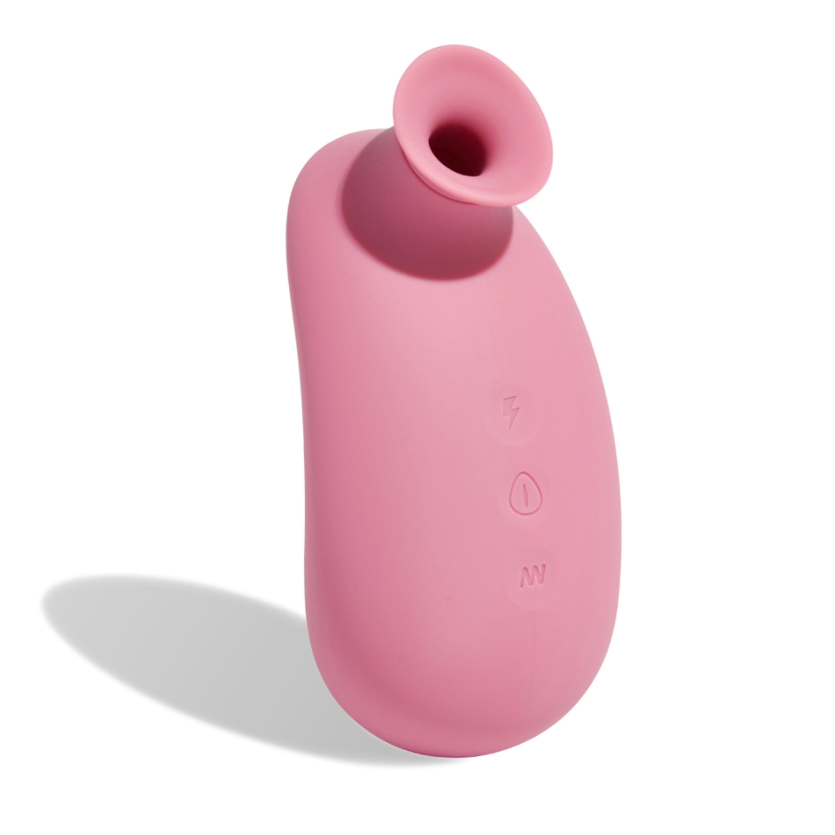 CHI vibrator with three interchangeable suction heads, USB charger, and storage pouch, all in a gift-ready box.