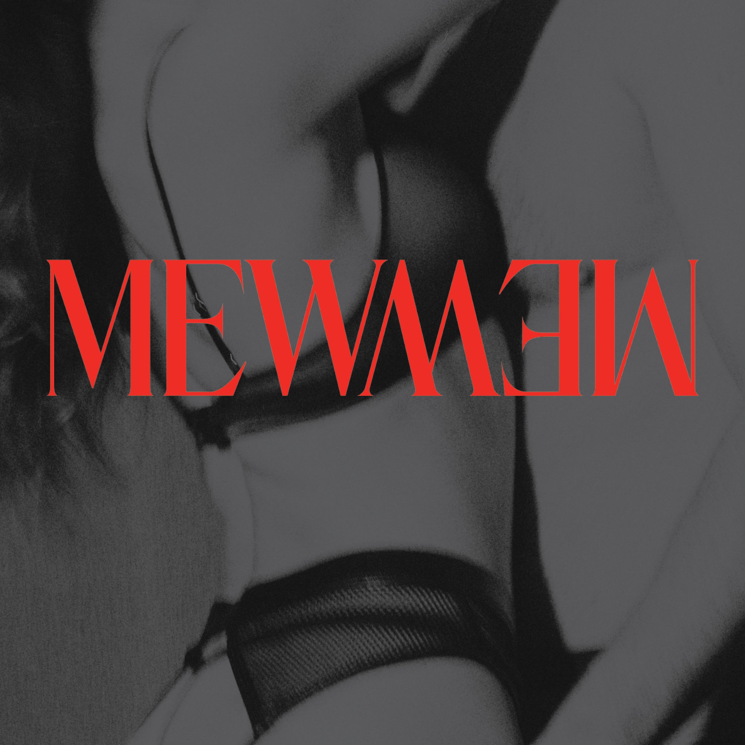 MEW MEW gift card featuring a minimalist design with the MewMew logo, ideal for gifting luxury lingerie and accessories.