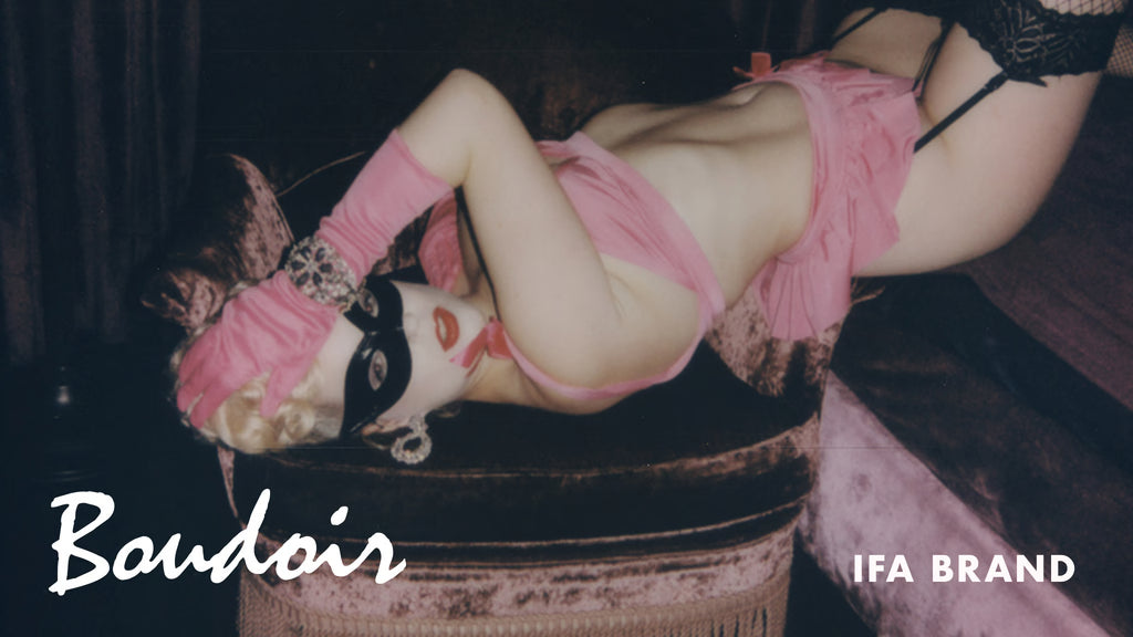 Female empowerment photography book Boudoir by Ifa Brand detail shot at MEW MEW