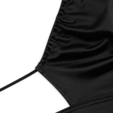 Black lace bralette detail – delicate lingerie NZ, comfortable and stylish, perfect with matching lingerie sets and sheer bodysuits.