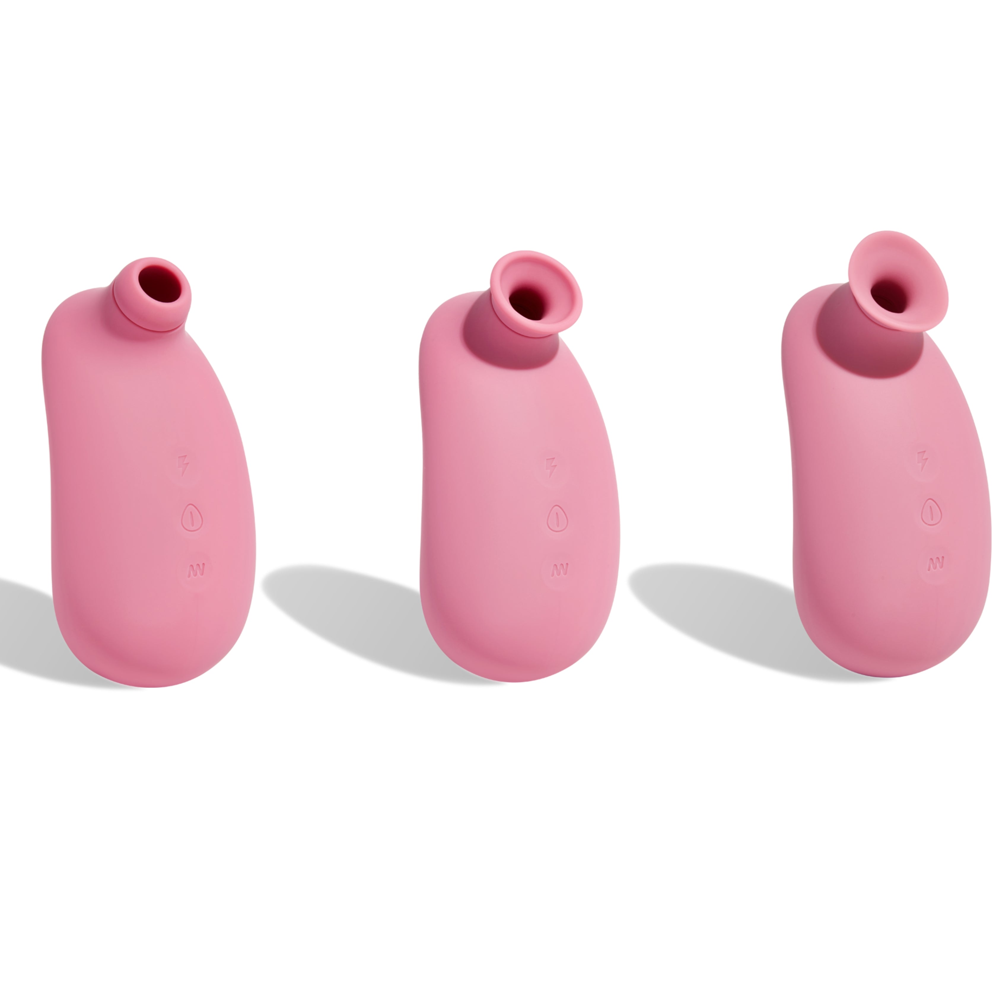 CHI Air Suction Vibrator held in hand, showcasing its compact size and ergonomic shape for comfortable use.