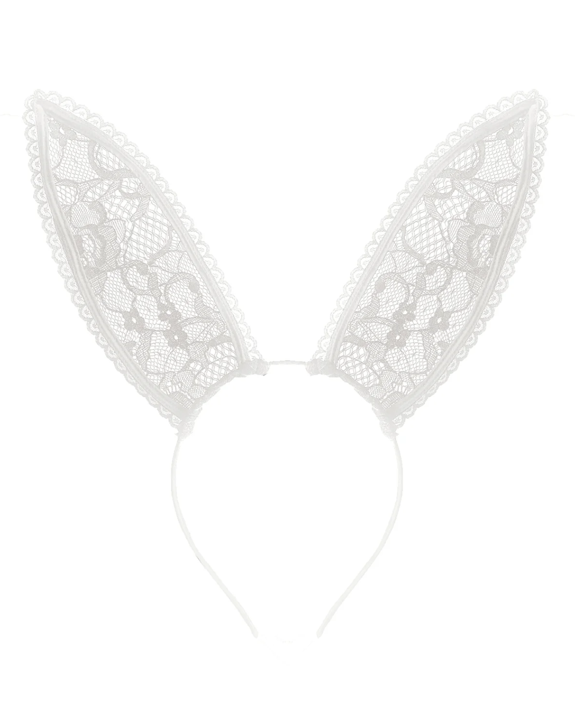Mewmew Fleur du Mal ivory bunny ears – playful adult accessory NZ, perfect with lingerie, cat mask, and flirty costumes.