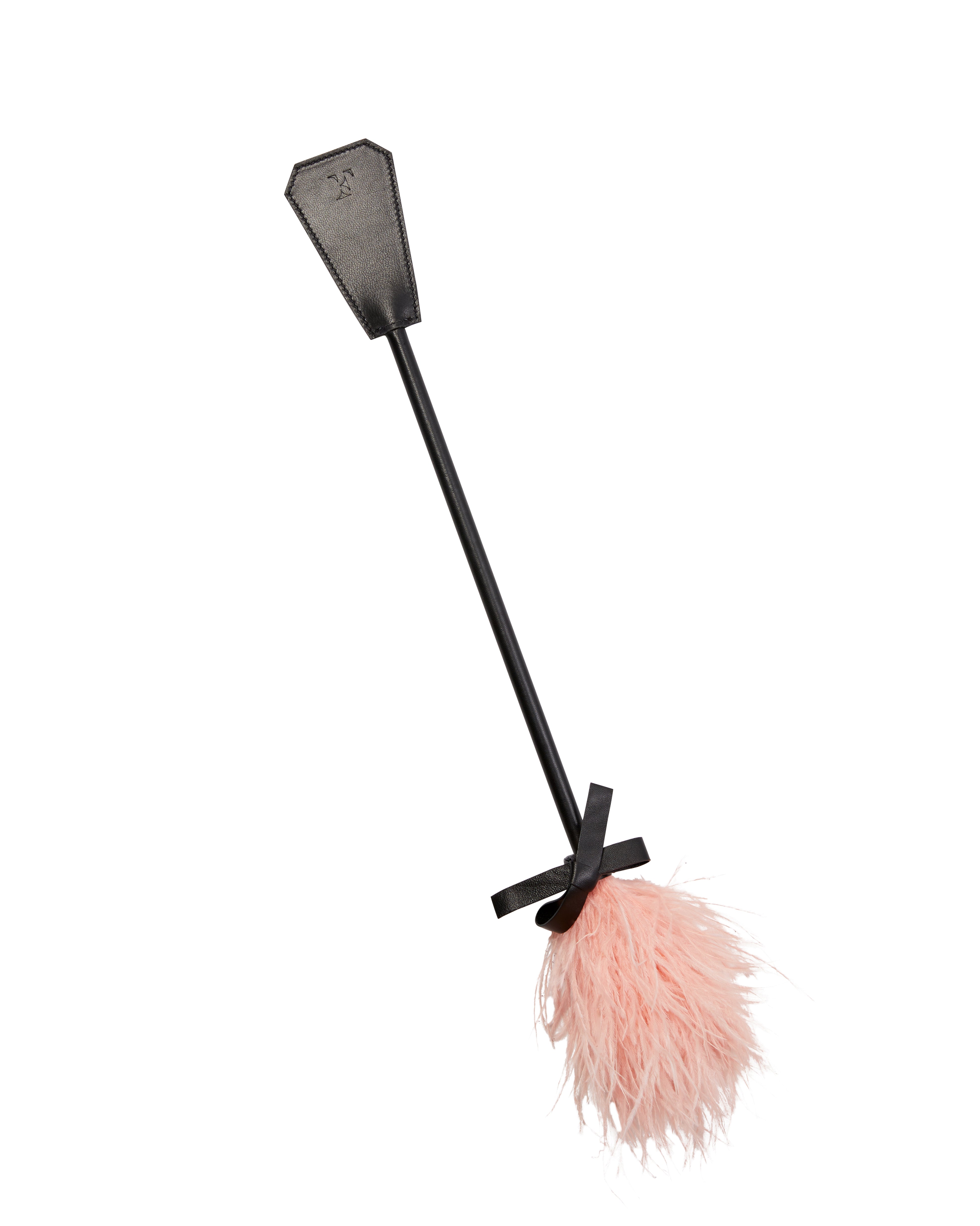 Mewmew Fleur du Mal feather tickler and riding crop – sensual adult toy NZ, ideal with blindfolds, cat masks, and lingerie sets.