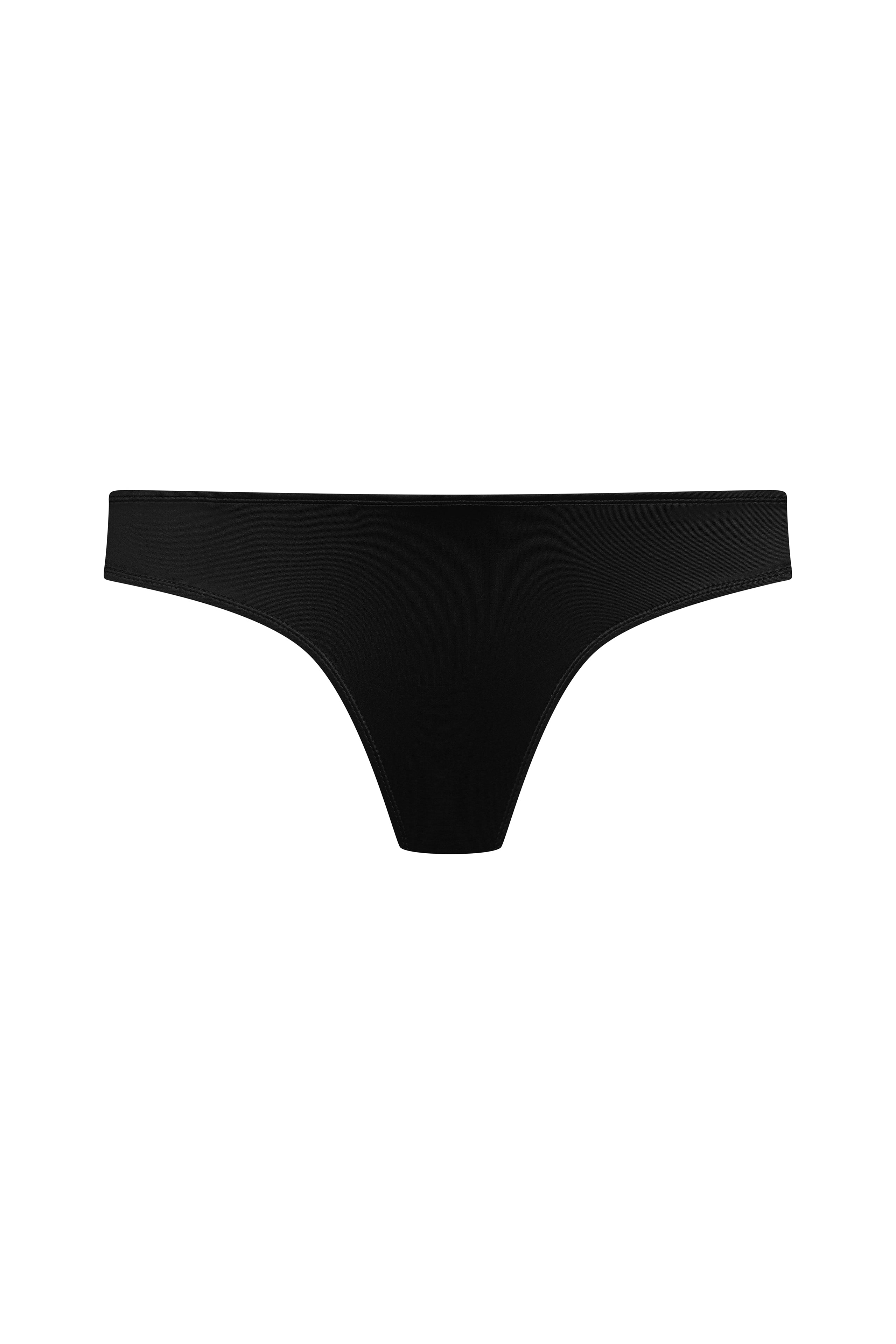 Black French Kiss open-back panty – sheer lingerie NZ with elegant lace, ideal for intimate wear and seductive lingerie sets.