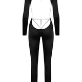 Maison Close French Kiss long sleeve catsuit – seductive lingerie NZ, perfect with stockings, garter belts, and lingerie sets.