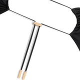 Close-up of black open-back catsuit detail – luxury lingerie NZ, ideal for intimate play with suspenders and sheer stockings.